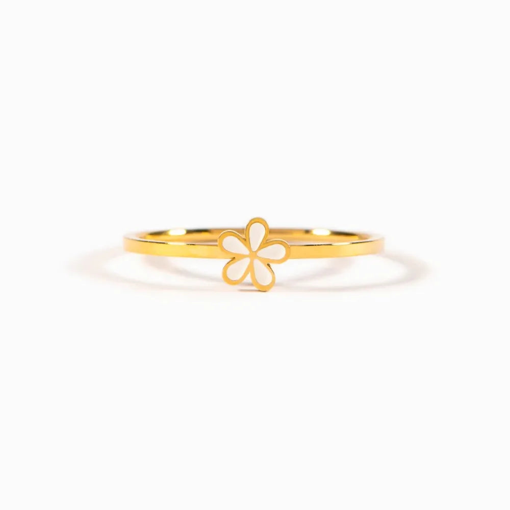 Minimalist Daisy Ring