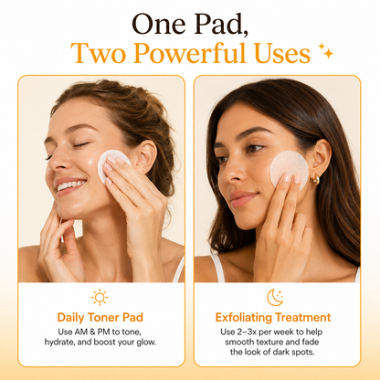 Korean Brightening Toner Pads